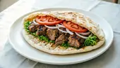 Lamb doner kebab at Shahcoal